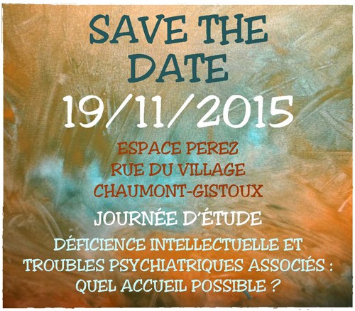 Save the Date journée 19/11/2015